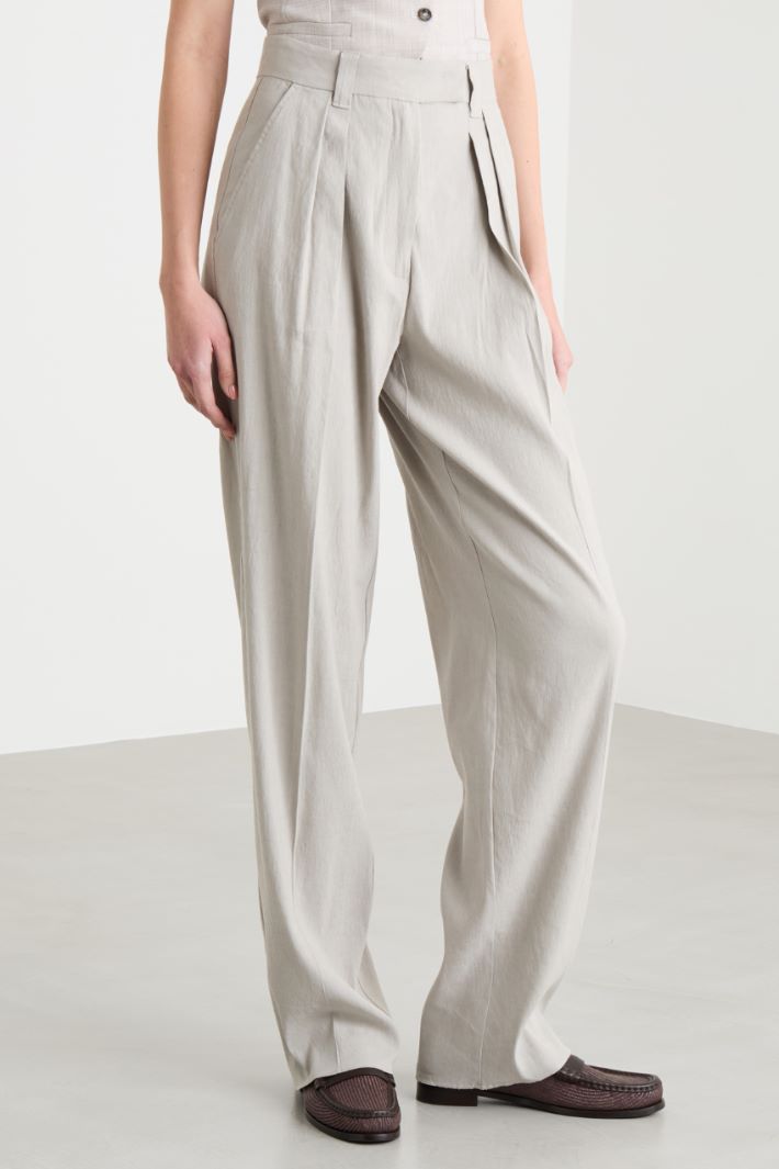 Pleated Trousers Intrend - 2