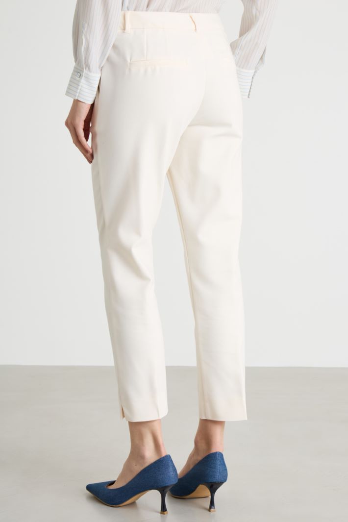 Split-Hem Cigarette Trousers Intrend - 4