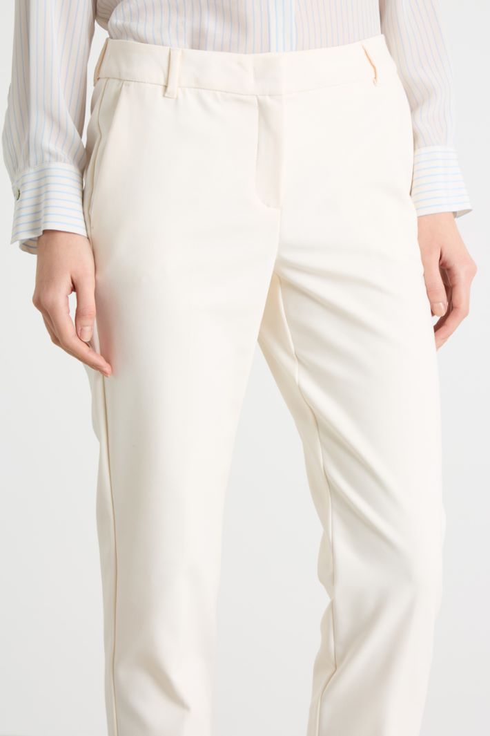 Split-Hem Cigarette Trousers Intrend - 3