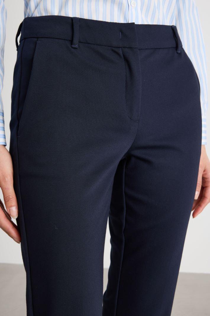 Split-Hem Cigarette Trousers Intrend - 3