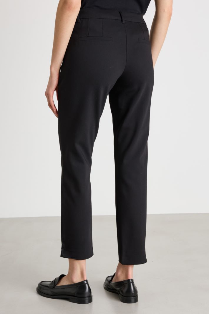 Split-Hem Cigarette Trousers Intrend - 4