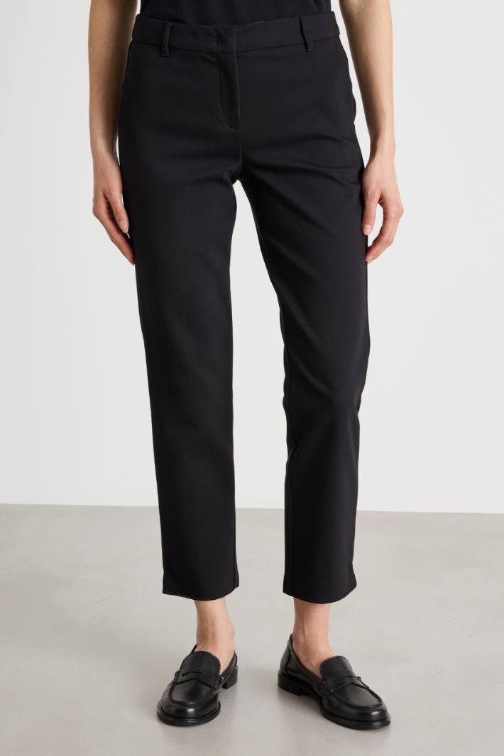 Split-Hem Cigarette Trousers Intrend - 2