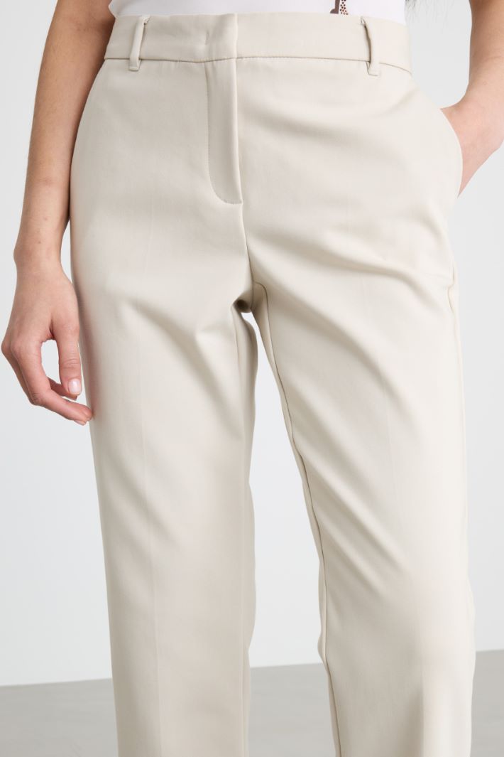 Split-Hem Cigarette Trousers Intrend - 3