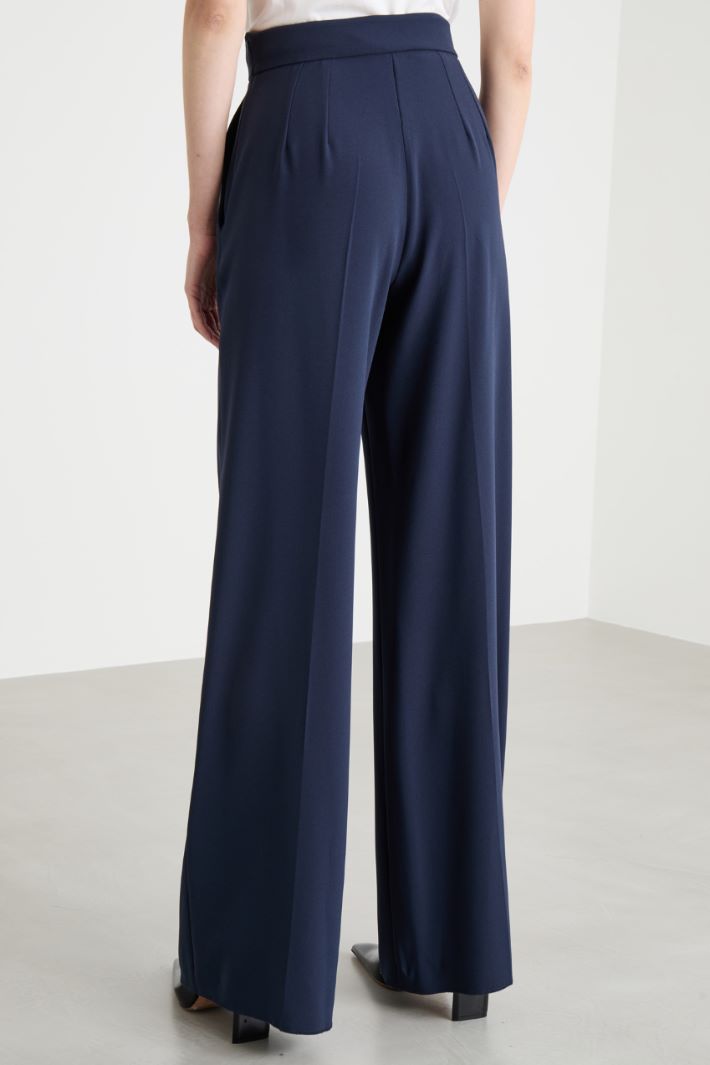 Pantalone palazzo in raso opaco Intrend - 4