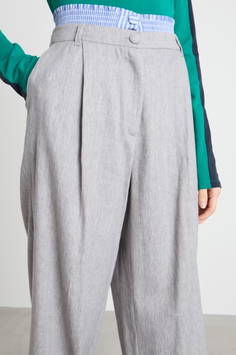 Pantalone carrot fit