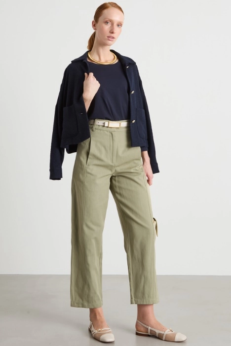 Wide-Leg Trousers - Intrend