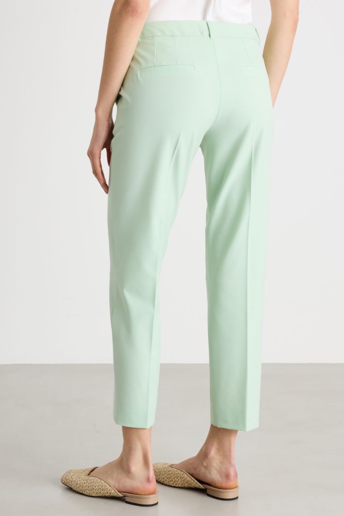 Canvas Cigarette Trousers Intrend - 4