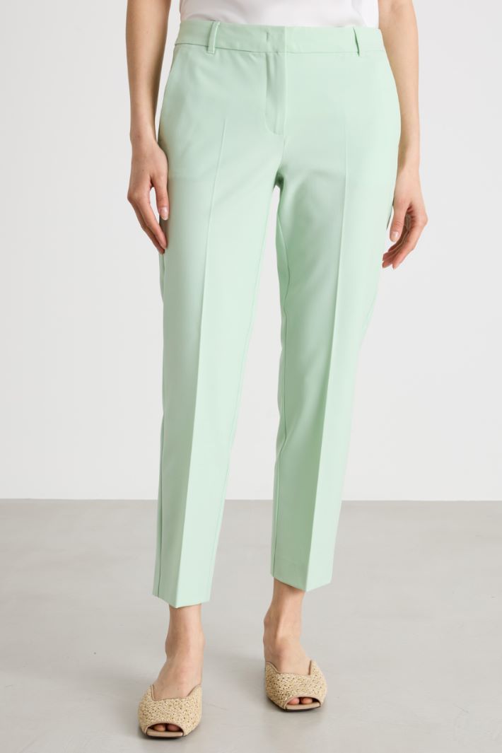 Canvas Cigarette Trousers Intrend - 2