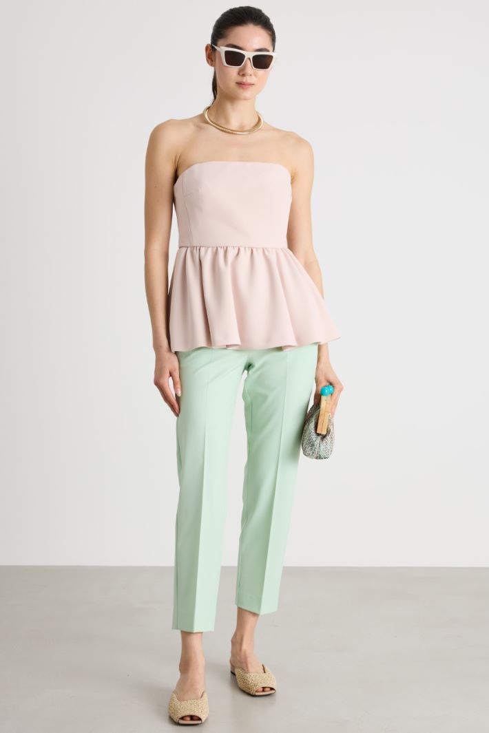 Canvas Cigarette Trousers Intrend