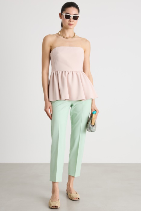 Canvas Cigarette Trousers Intrend