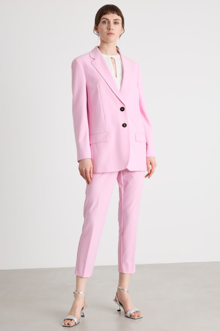 Pantalone a sigaretta in tela Intrend