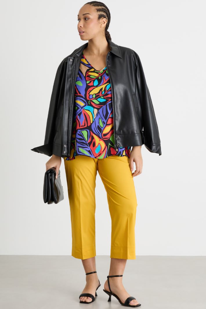 Slim-fit cropped trousers Intrend