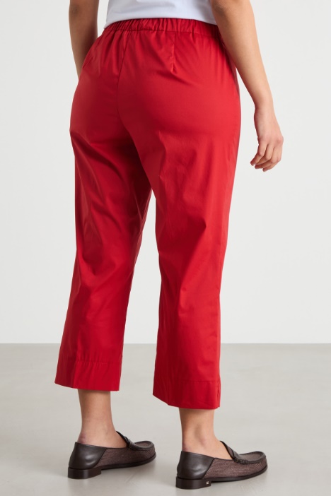 Pantaloni crop aderenti