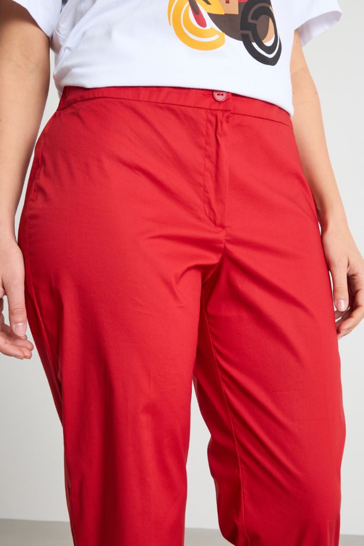 Slim-fit cropped trousers Intrend - 3