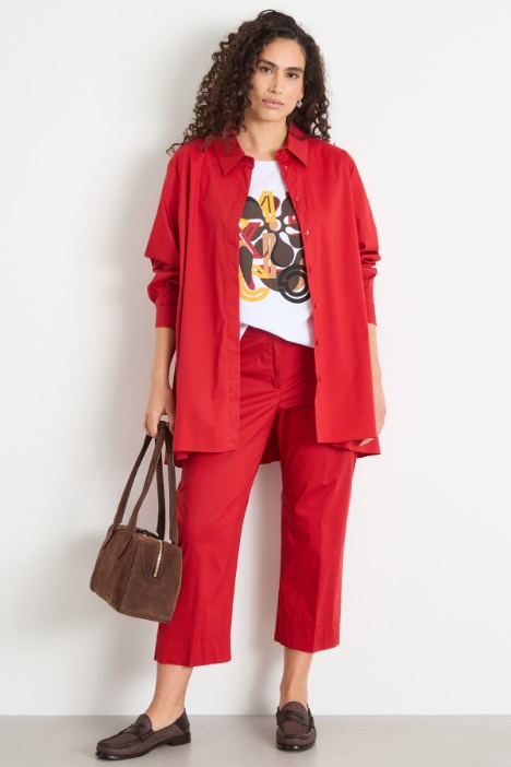 Slim-fit cropped trousers Intrend