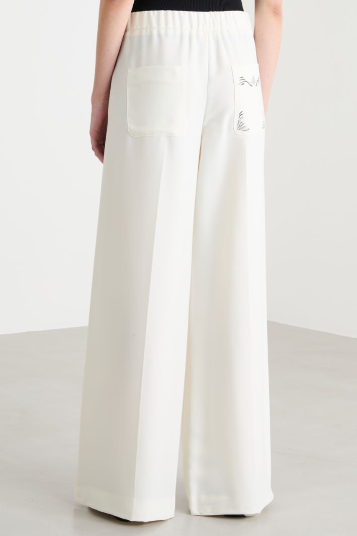 Printed palazzo trousers Intrend - 4