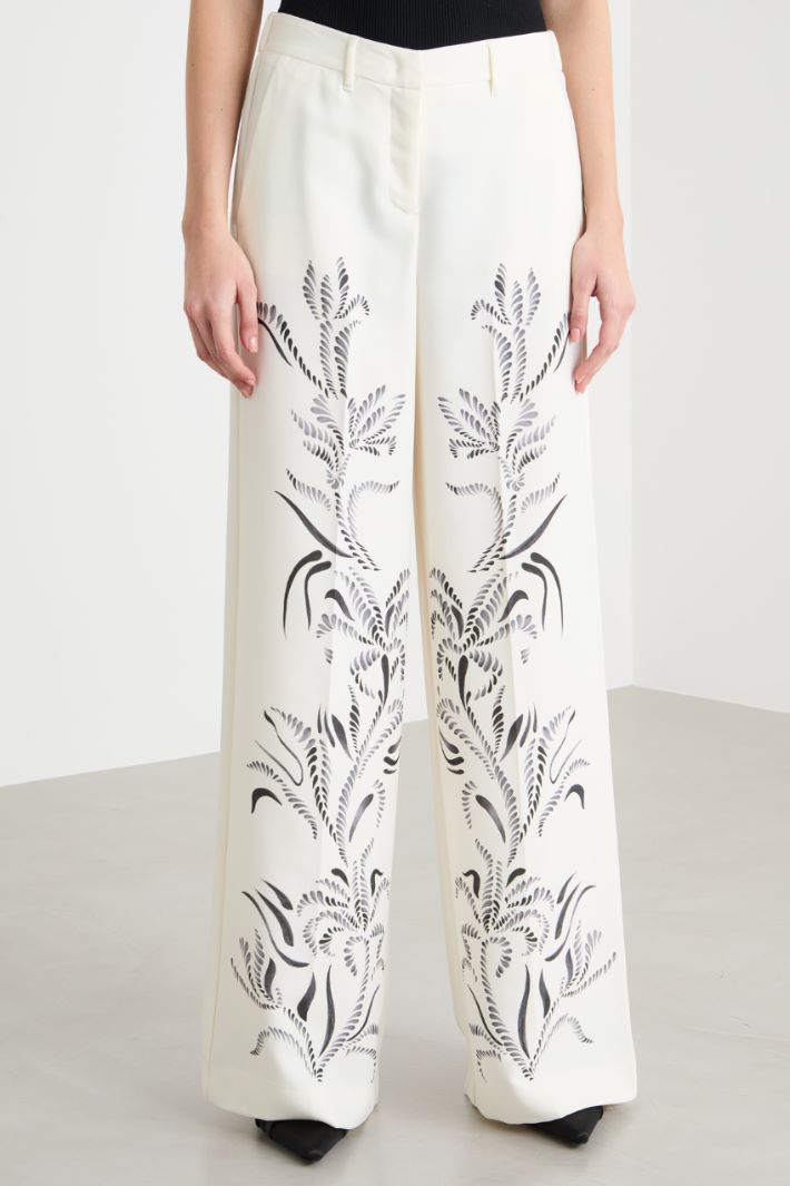 Printed palazzo trousers Intrend - 2
