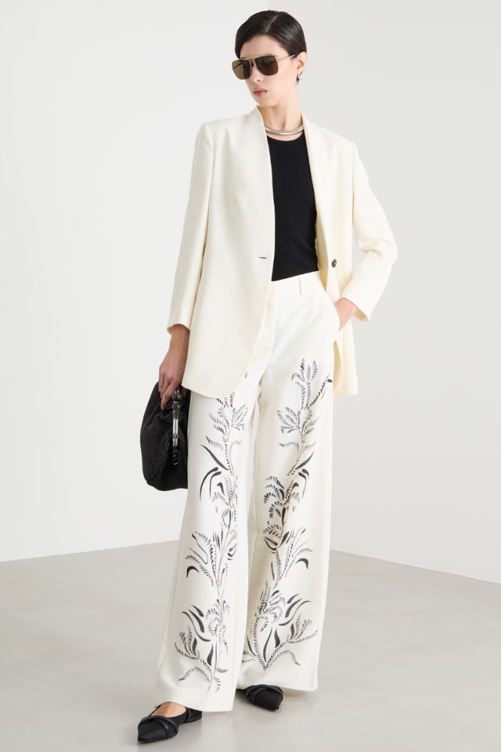 Printed palazzo trousers Intrend