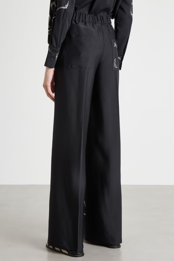 Printed palazzo trousers Intrend - 4