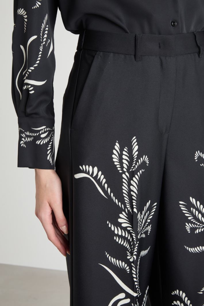 Printed palazzo trousers Intrend - 3