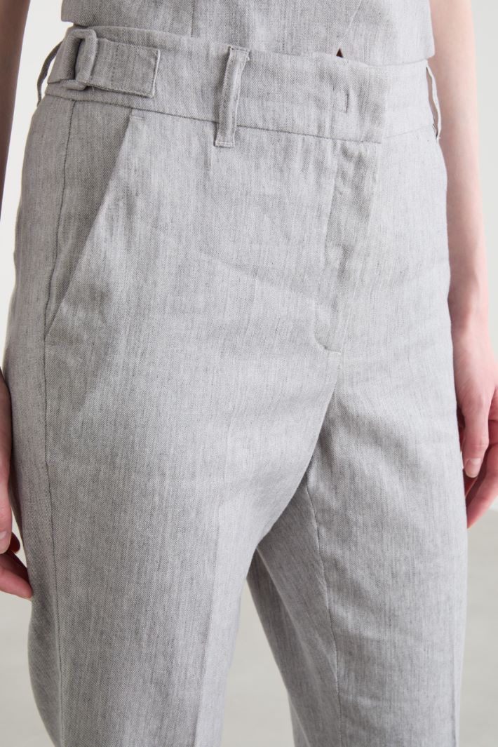 Twill cigarette trousers Intrend - 3