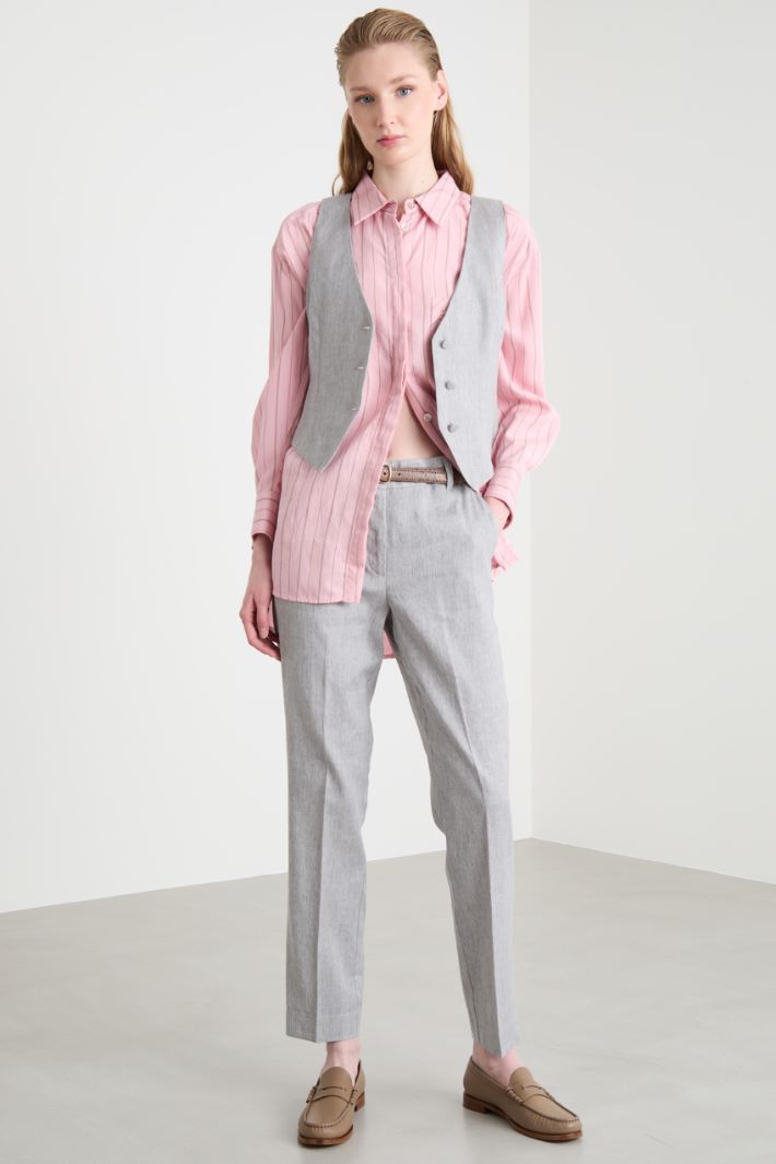 Twill cigarette trousers Intrend