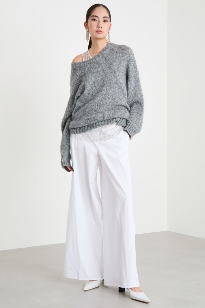 Poplin trousers Intrend