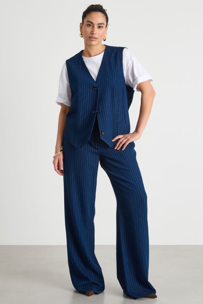 Pinstripe trousers Intrend