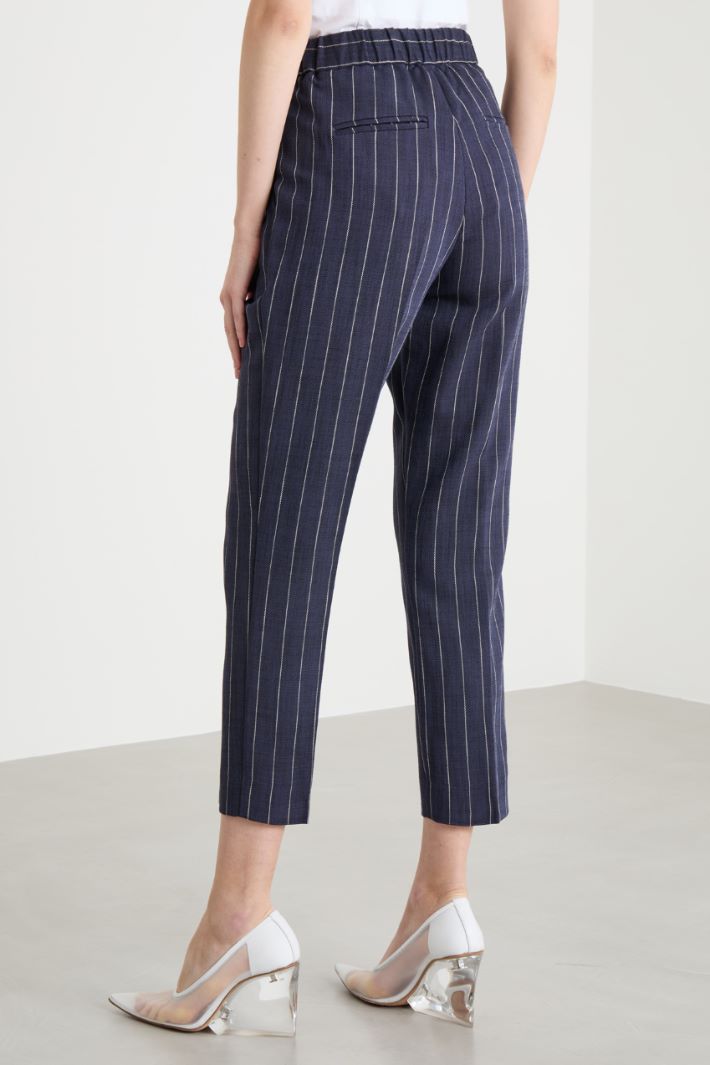 Natté canvas trousers Intrend - 4