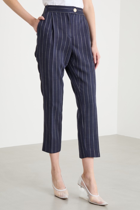 Pantalón de tela natté