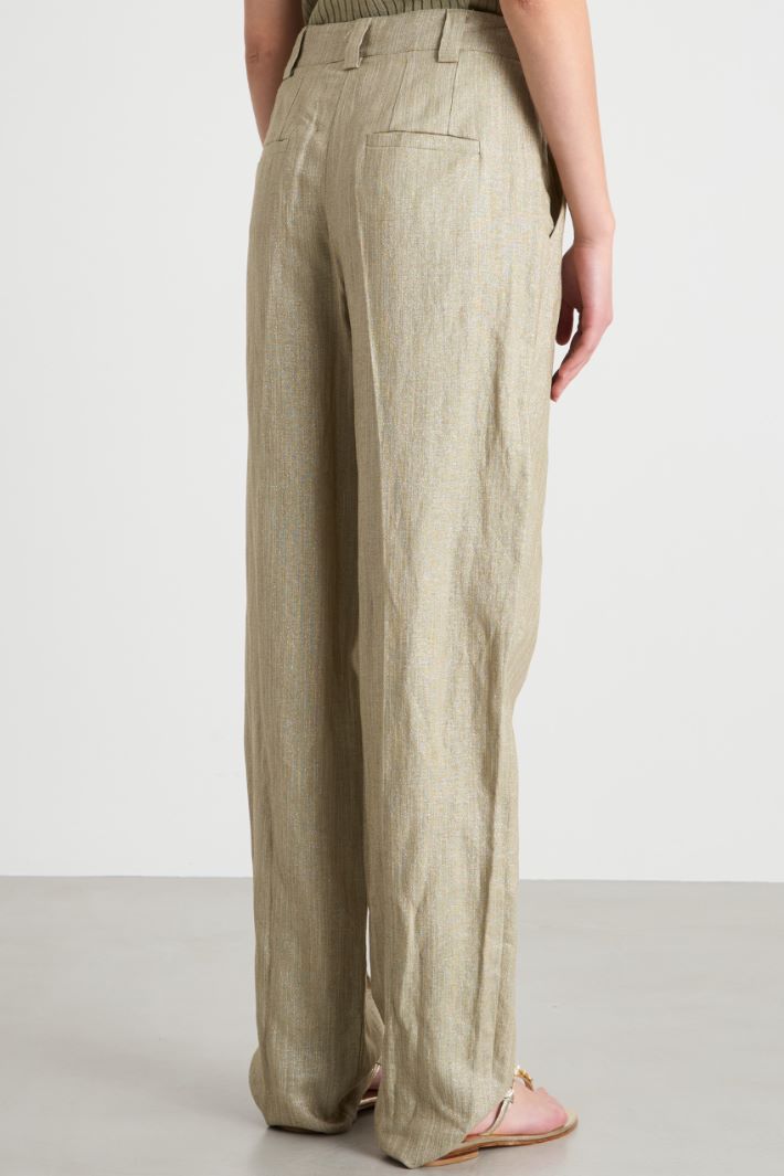 Slub twill trousers Intrend - 4