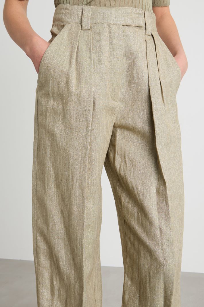 Slub twill trousers Intrend - 3