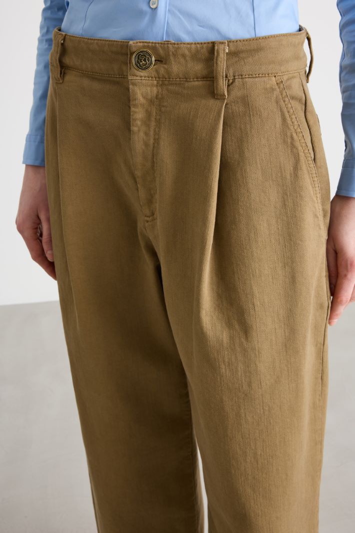 Wide-leg bull denim trousers Intrend - 3