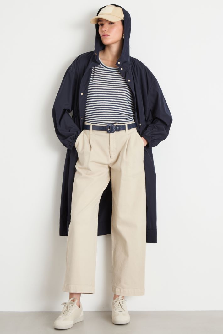 Wide-leg bull denim trousers Intrend