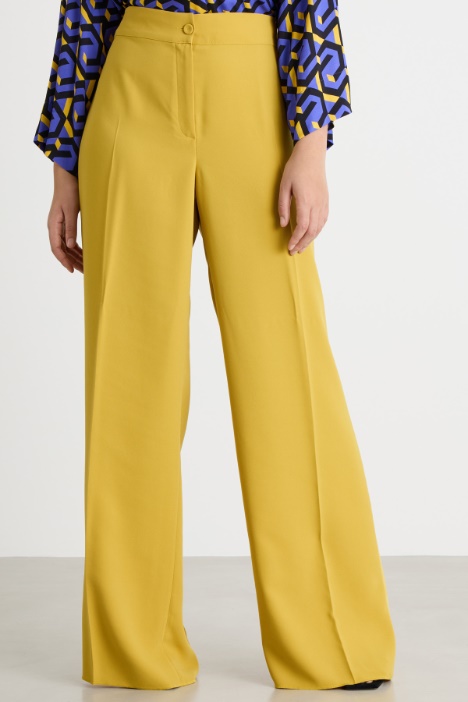 Pantalone ampio in crepe