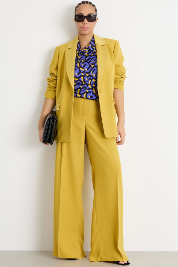 Pantalone ampio in crepe Intrend