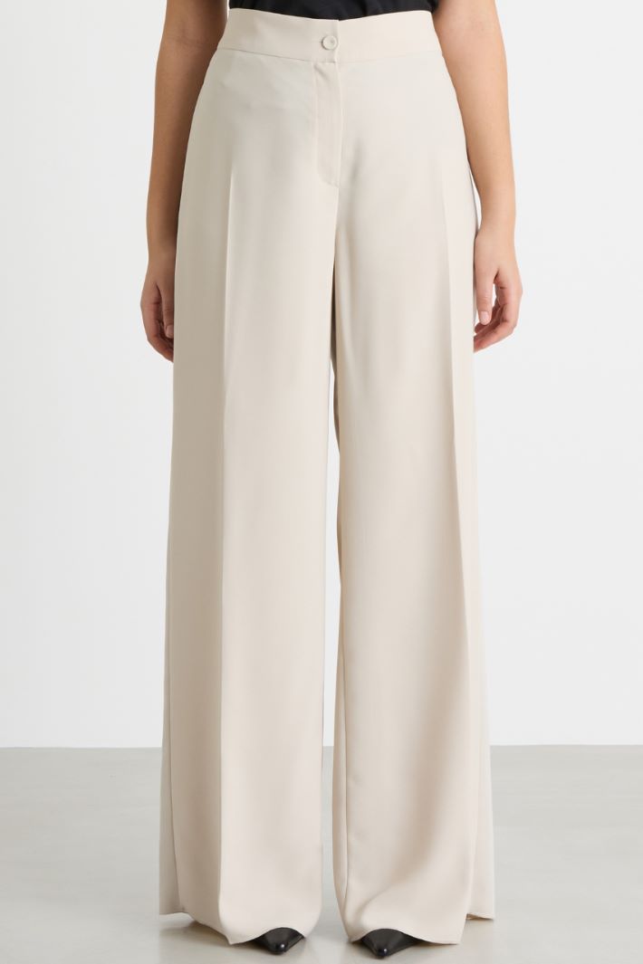Pantalone ampio in crepe Intrend - 2