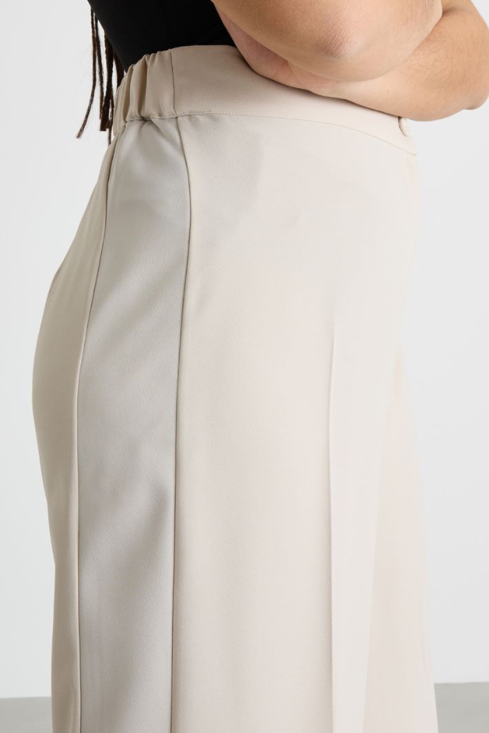 Pantalone ampio in crepe Intrend - 3