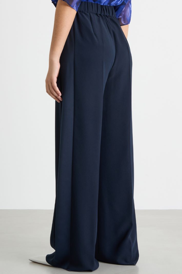 Pantalone ampio in crepe Intrend - 4