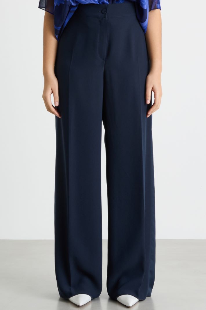 Pantalone ampio in crepe Intrend - 2