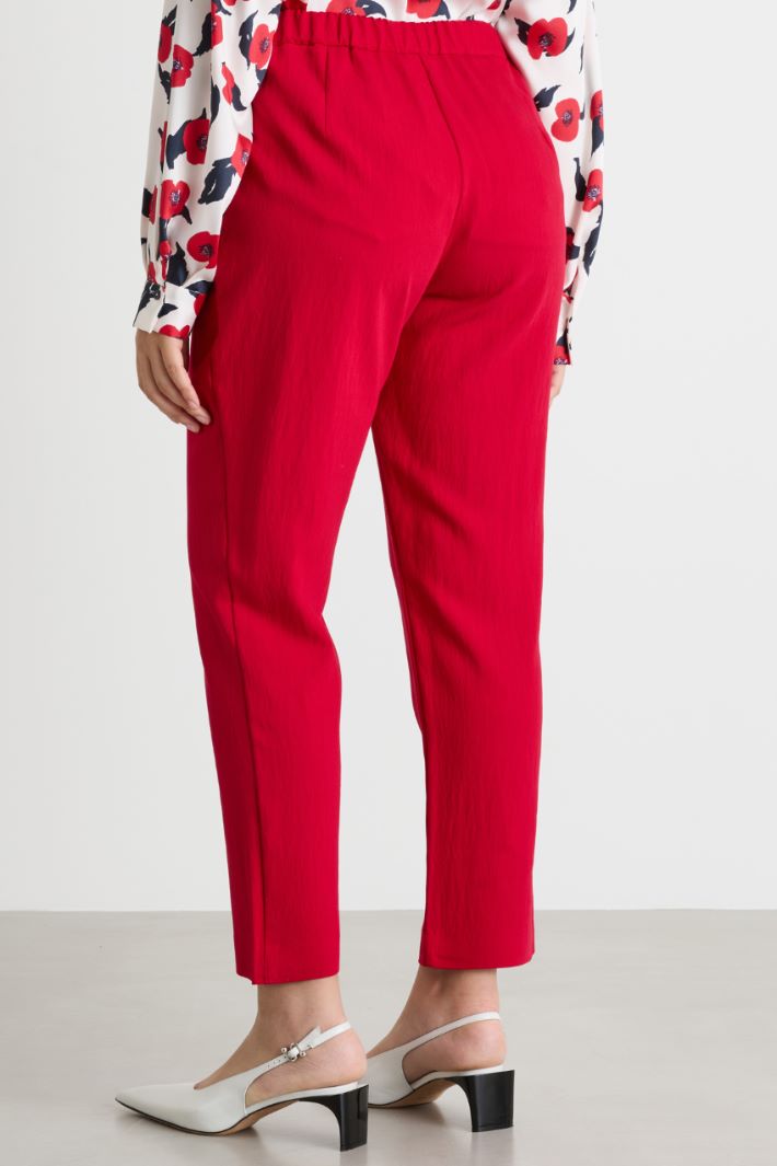 Structured weave trousers Intrend - 4