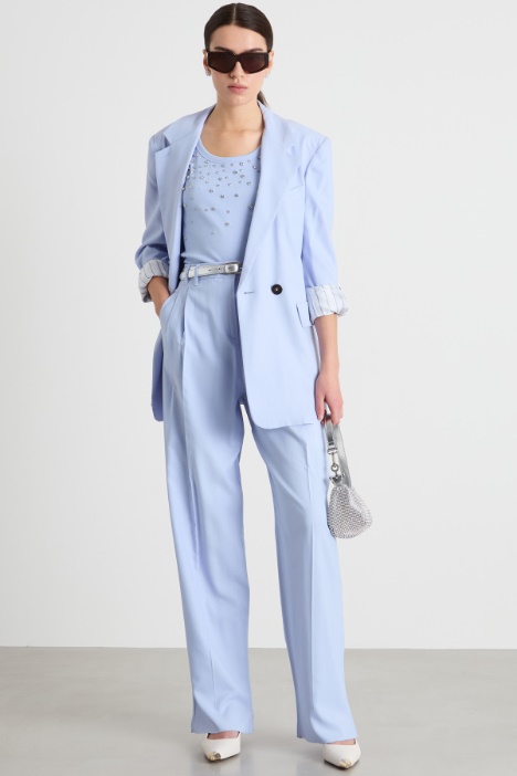 Pleated wide-leg trousers Intrend