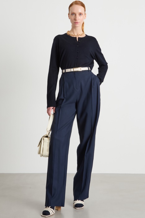 Pleated wide-leg trousers Intrend