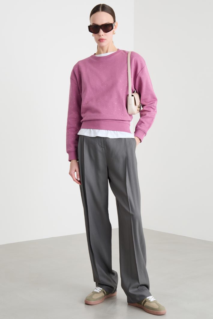 Pleated wide-leg trousers Intrend
