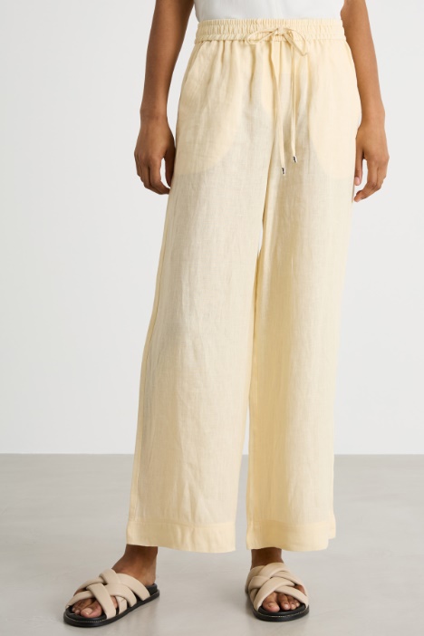 Pantalone con coulisse in vita