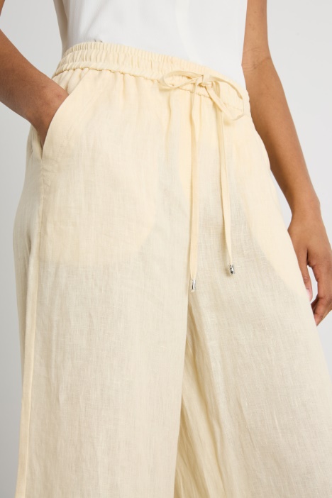 Pantalone con coulisse in vita