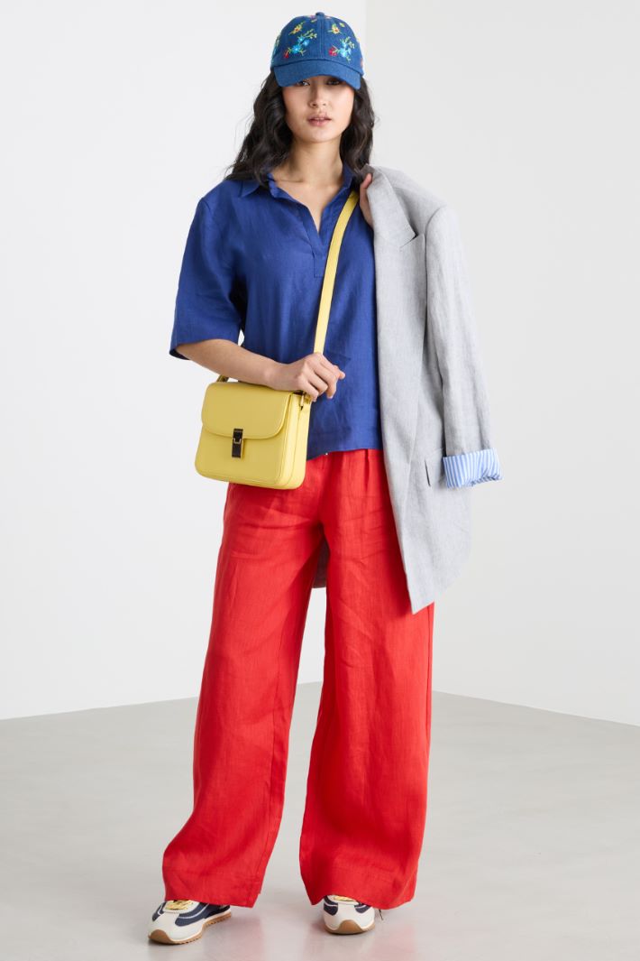 Linen drawstring trousers Intrend