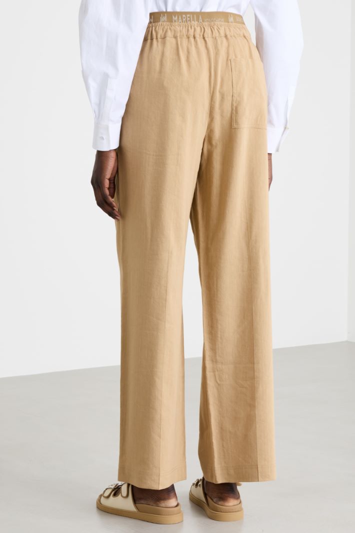 Straight-fit drawstring trousers Intrend - 4