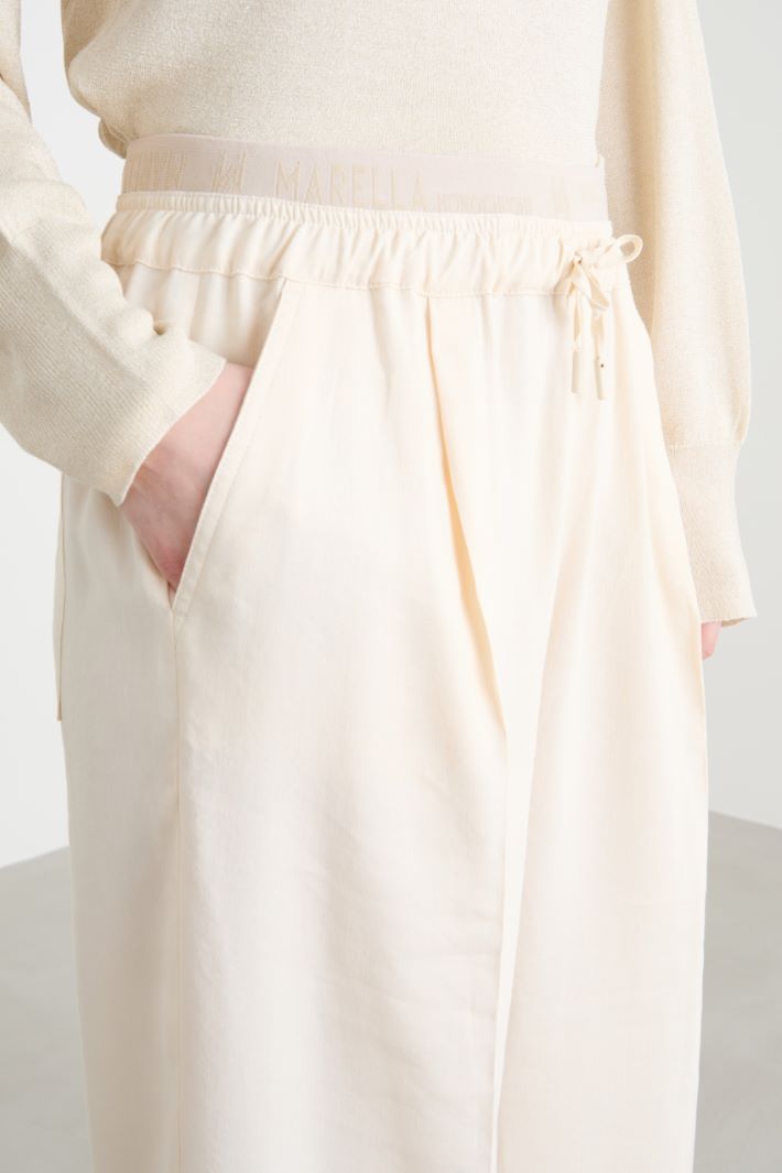 Pantalone dritto con coulisse Intrend - 3