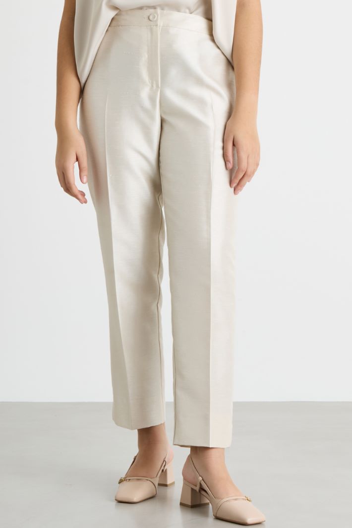Pantalone in shantung Intrend - 2
